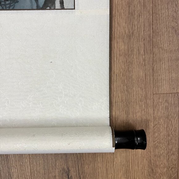 Asian Chinese Hanging Scroll Art Tiger Hand Painted 69" x 28" - Picture 10 of 15